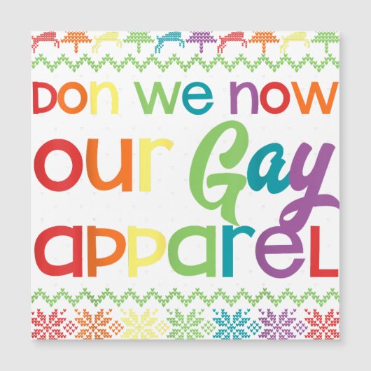 ゲイのクリスマス面白いLGBTドンナウアゲイアパレル (正面)