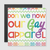 ゲイのクリスマス面白いLGBTドン私たちは今私たちのゲイの衣類 (正面/裏面)