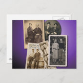 ゲイのポストカードとハンサムなヴィンテージポートレート ポストカード (正面/裏面)