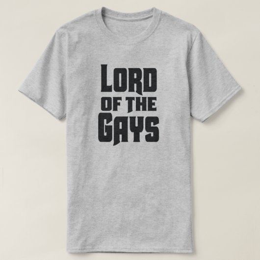 ゲイの主。 Tシャツ (デザイン正面)