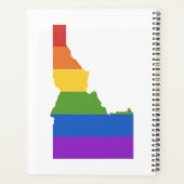 ゲイの地図 |州オブアイダホ プランナー手帳 (裏面)