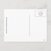 ゲイの季節のあいさつフェンスに乗る2羽 シーズンポストカード (裏面)