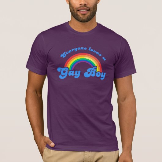 ゲイの少年は愛される Tシャツ (正面)