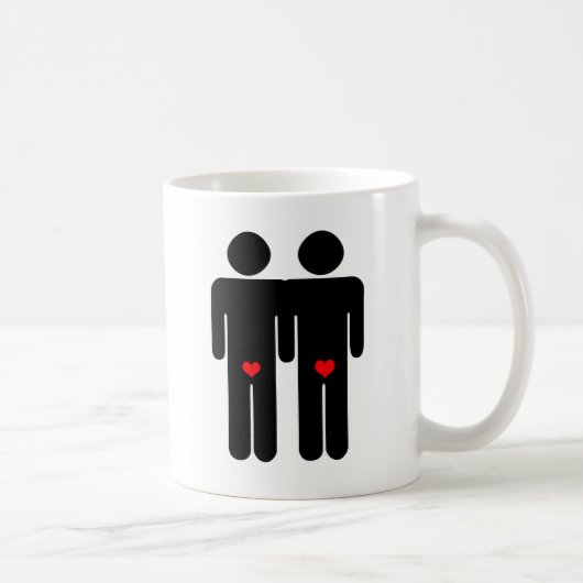 ゲイの恋人たち コーヒーマグカップ (右)