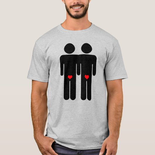 ゲイの恋人Tシャツ Tシャツ (正面)