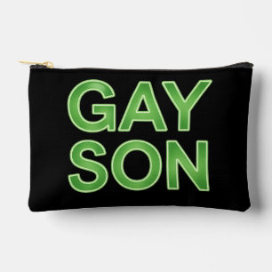 ゲイの息子が面白いLGBTQプライド アクセサリーポーチ