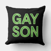 ゲイの息子が面白いLGBTQプライド クッション (正面)