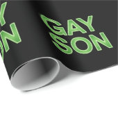 ゲイの息子が面白いLGBTQプライド ラッピングペーパー (ロールコーナー)