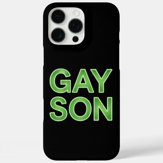 ゲイの息子が面白いLGBTQプライド Case-Mate iPhoneケース (裏面)