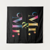 ゲイの新郎のバチェラーパーティー ゲイの結婚 タペストリー (正面(横))