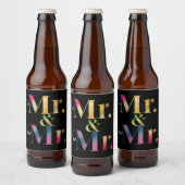ゲイの新郎のバチェラーパーティー ゲイの結婚 ビールラベル (ボトル)