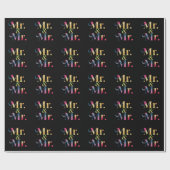 ゲイの新郎のバチェラーパーティー ゲイの結婚 ラッピングペーパー (フラット)