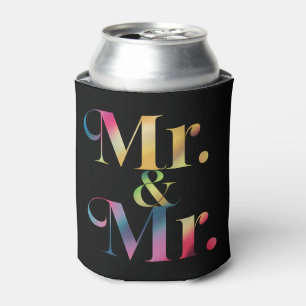 ゲイの新郎のバチェラーパーティー ゲイの結婚 缶クーラー