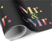 ゲイの新郎の独身最後の夜 ゲイの結婚 ラッピングペーパー (ロールコーナー)