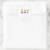 ゲイの権利は人権であるバイセクシュアルなレズビアンG スクエアシール (バッグ)