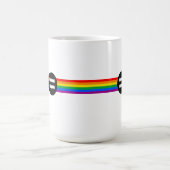 ゲイの権利フラグ コーヒーマグカップ (中央)