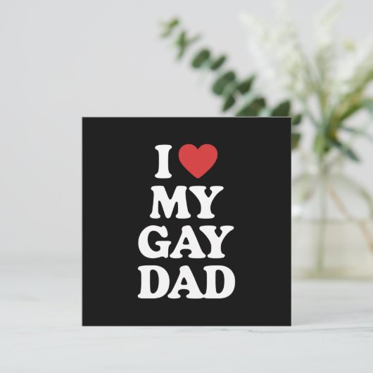 ゲイの父が大好き LGBTQ+ 父親 への愛 招待状 (スタンド正面)