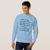 ゲイの男性は世界を救いました スウェットシャツ (正面フル)