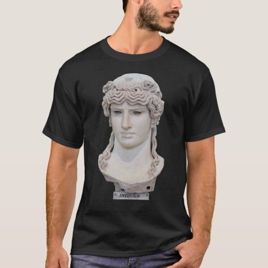ゲイの神アンティノウス Tシャツ (正面)