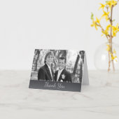 ゲイの結婚式のお礼カード カード (黄色い花)