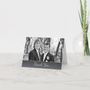 ゲイの結婚式のお礼カード カード