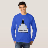 ゲイの結婚式のケーキの愛情 -.png tシャツ (正面フル)