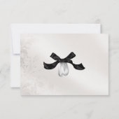 ゲイの結婚式の招待状に合わせた返信ハガキ 出欠カード (裏面)