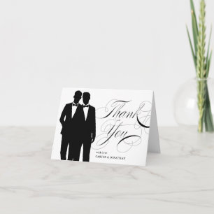 ゲイの結婚2つのgrooms結婚の感謝 カード