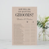 ゲイの花婿についてどれだけ知ってる？ Rustic LGBTQ (スタンド正面)