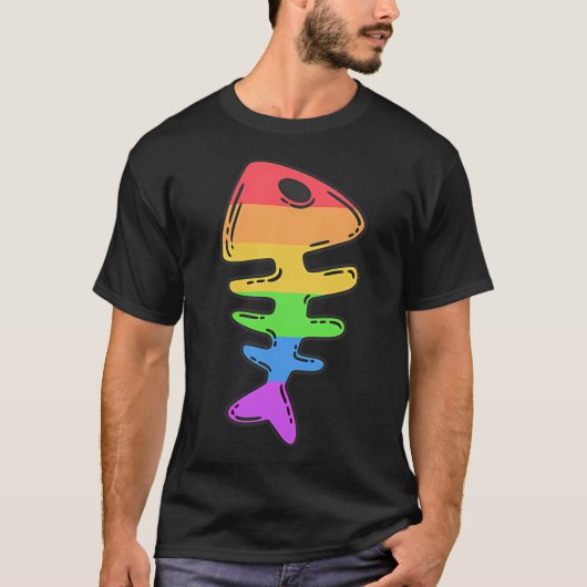 ゲイの魚 Tシャツ (正面)