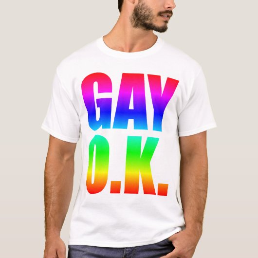 ゲイのO.K. Tシャツ (正面)