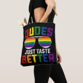 ゲイはうまそう LGBT Pride トートバッグ (クローズアップ)