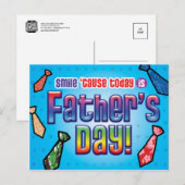 ゲイはがき – スマイルパパ ポストカード (正面/裏面)