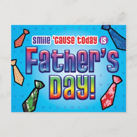 ゲイはがき – スマイルパパ ポストカード (正面)