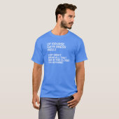 ゲイはもちろんおしゃれです Tシャツ (正面フル)