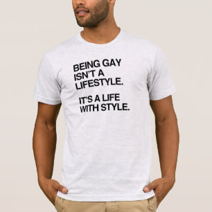 ゲイはライフスタイルTシャツではない Tシャツ
