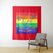 ゲイは権利を有する タペストリー (インサイチュ)