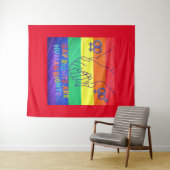 ゲイは権利を有する タペストリー (インサイチュ(横))