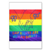 ゲイは権利を有する テーブルナンバー (裏面)