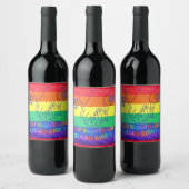 ゲイは権利を有する ワインラベル (ボトル)