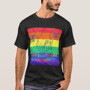 ゲイは権利を有する Tシャツ