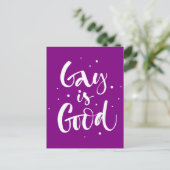 ゲイは良いことだ ポストカード (スタンド正面)