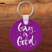 ゲイは良い キーホルダー (正面)