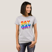 ゲイを応援しよう Tシャツ (正面フル)