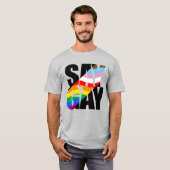 ゲイを応援しよう Tシャツ (正面フル)