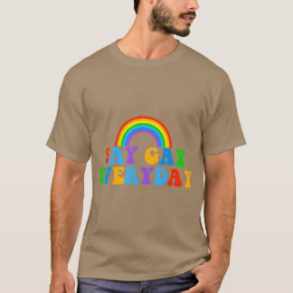 ゲイを毎日叫ぼう Tシャツ