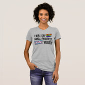 ゲイを肯定しトランスジェンダーの権利を守ろうTシャツ Tシャツ (正面フル)
