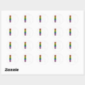 ゲイアジェンダゲイまたはレズ ラウンドシール (シート)