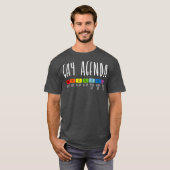 ゲイアジェンダLGBTプライドタコス愛おもしろいLGBTQ Tシャツ (正面フル)