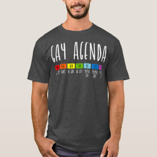 ゲイアジェンダLGBTプライドタコス愛おもしろいLGBTQ Tシャツ